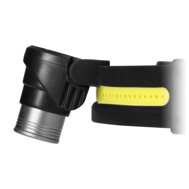 Latarka czołowa LED COB + CREE z akumulatorem 1200 mAh LT-9 ORNO