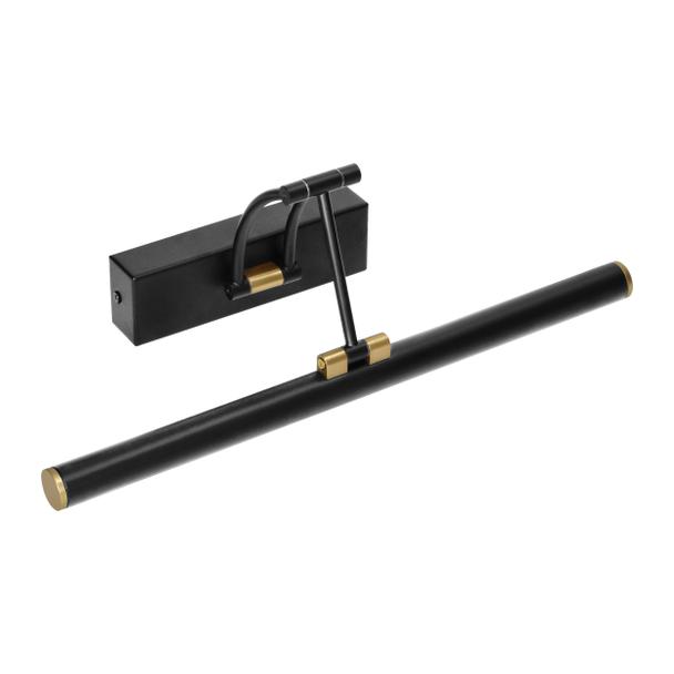 Kinkiet lampa nad lustro RICO LED 7W 770lm 4000K IP44 dł. 40 cm czarna AD-OM-6518L4/B ORNO