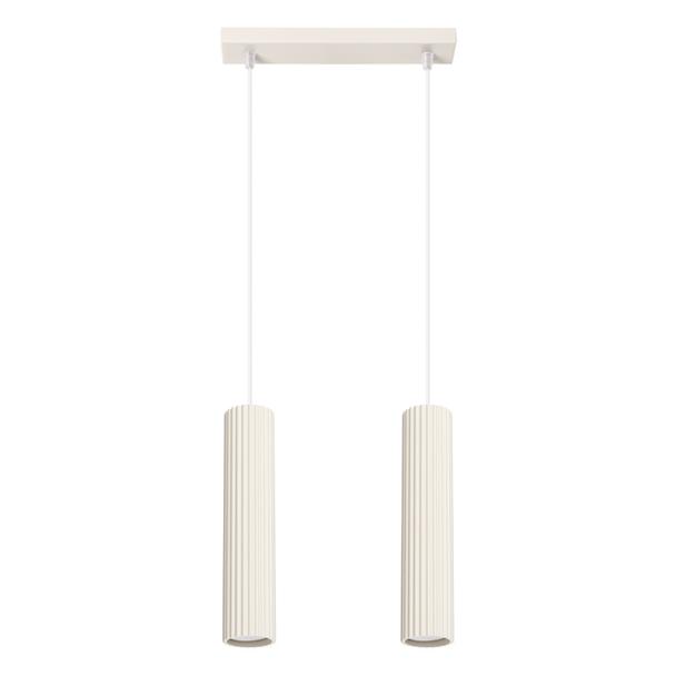Sollux Lampa wisząca KARBON 2 beżowy SL.1593