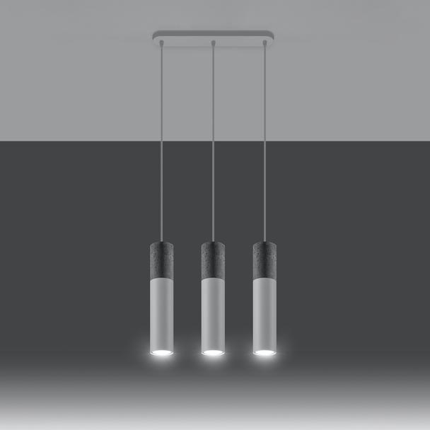 Sollux Lampa wisząca BORGIO 3L biały SL.0649