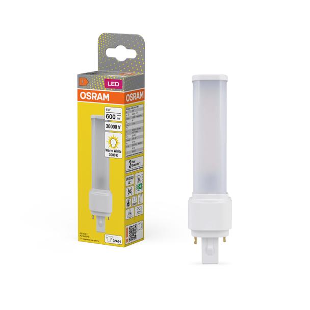 Lampa DULUX D LED FR 13 CCG, AC mains 6W 830 G24d-1