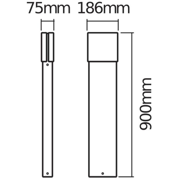 ENDURA STYLE ELLIPSE 90CM 13W DG LEDV Oprawa zewnętrzna
