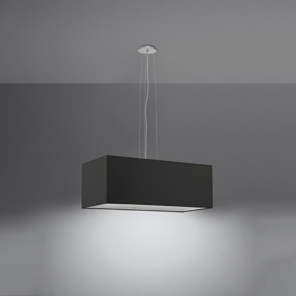 Sollux Żyrandol SANTA BIS 80 czarny SL.0780