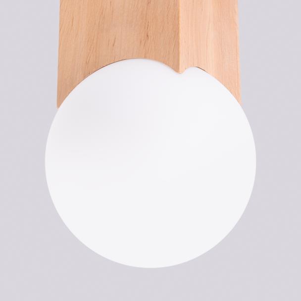 Sollux Plafon SOLIS naturalne drewno SL.1407