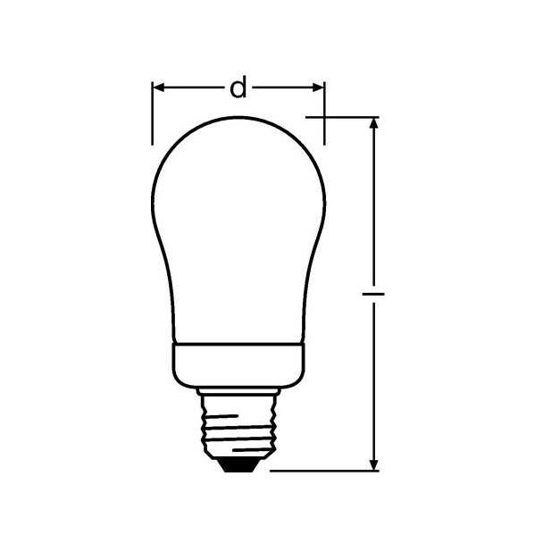 DVALUECLA 11W/827 220-240V E27 10X1OSRAM