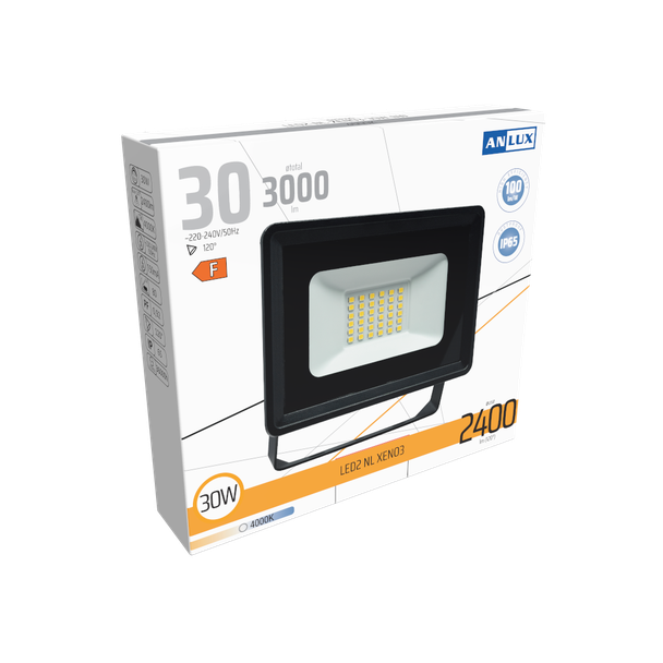 NAŚWIETLACZ LED XENO3 30W 100LM/W NEUTRALNY BIAŁY ANLUX