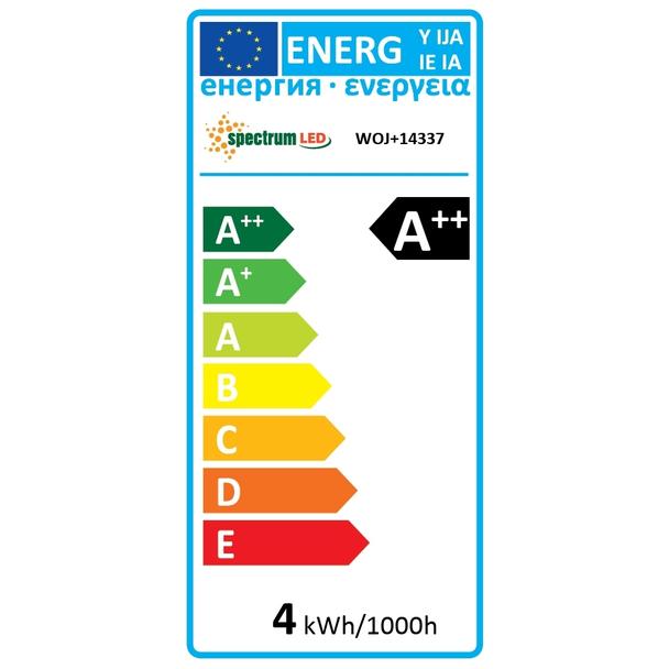 LED KULKA E-27 230V 4W COG NW WHITE SPECTRUM