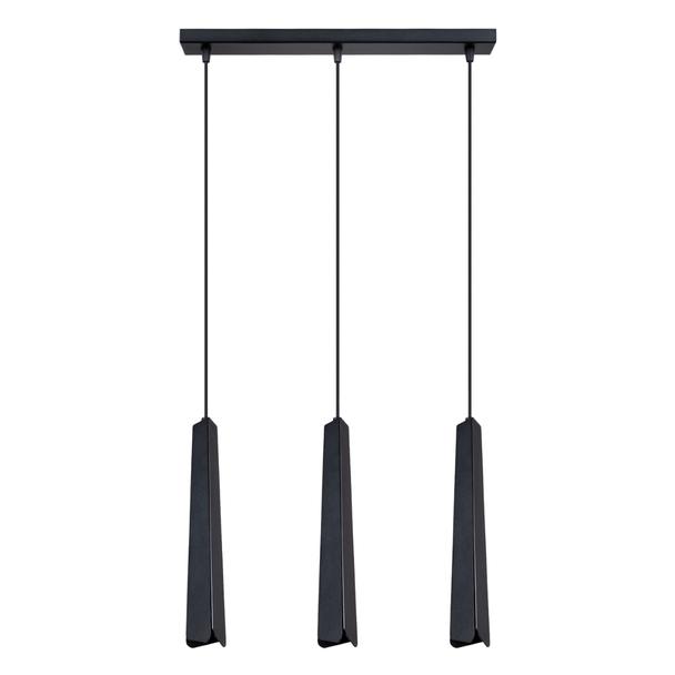 Lampa wisząca PRYSM 3L czarna