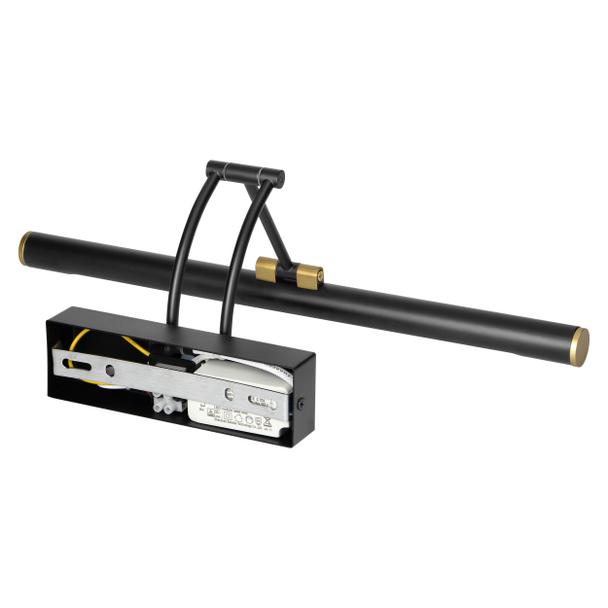 Kinkiet lampa nad lustro RICO LED 7W 770lm 4000K IP44 dł. 40 cm czarna AD-OM-6518L4/B ORNO