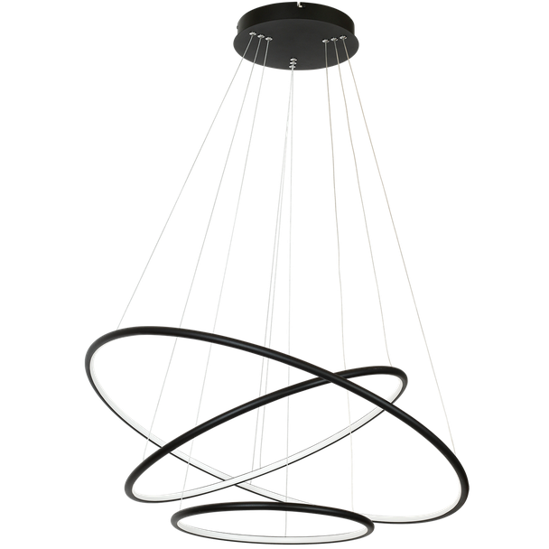 lampa wisząca LED Orion Black 99W 6930lm 3000K ML509 Milagro