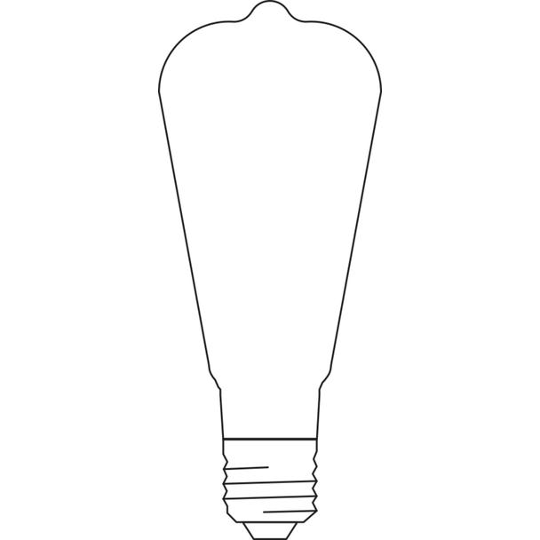 Lampa LED SMART WF E55D 6W/824 230VFilament szkło przezroczysteGDE27FS1LEDV