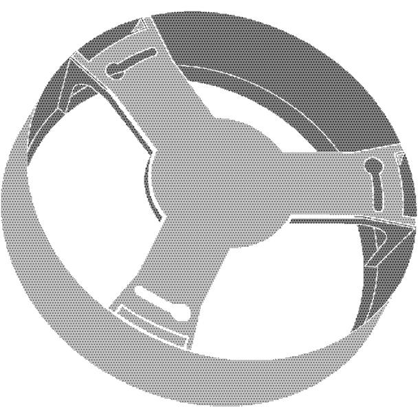 Ramka do oprawy DOWNLIGHT IP44 DN 215 WT