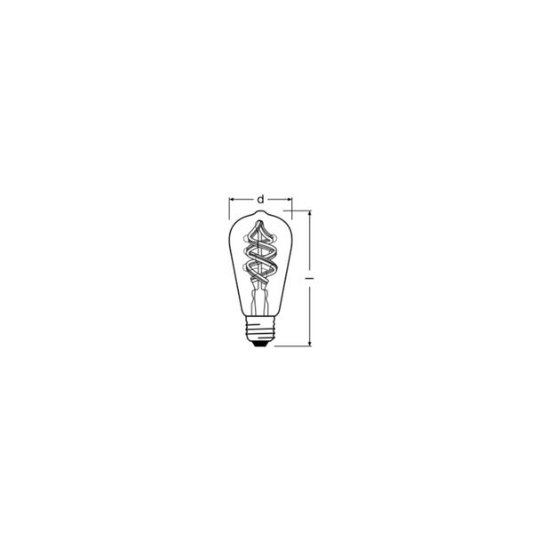 Lampa LED SMART+ WiFi CL Edison Filament szkło przezroczyste RGBW 30  4,5W/827 E27