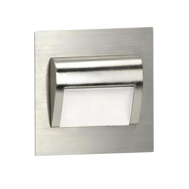 DRACO LED NEW 1,5W, oprawa schodowa podtynkowa, 12VDC, 30lm, 4000K, satyna, innowacyjny sposób monta AD-OS-6164L4/N ORNO