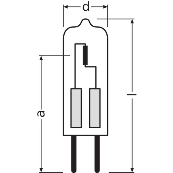 Żarówka halogenowa 20W 12V GY6,35