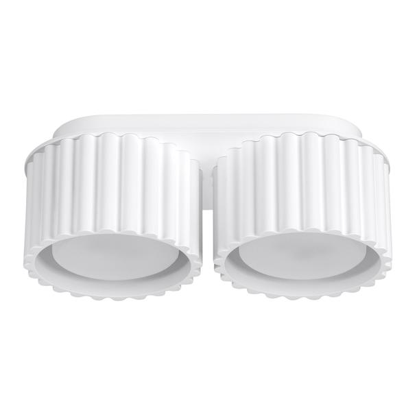 SOLLUX Plafon AURA 2 biały Gx53 ; SL.1783