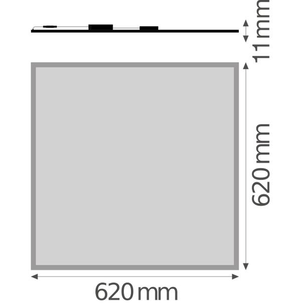 Oprawa BIOLUX HCL PANEL 625 S 40W TW ZB