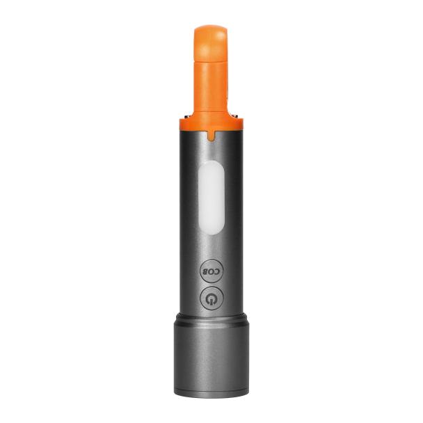 Latarka LED SMD 10W + COB 2W, 350lm, 1200 mAh, funkcja zoom, kolorowe nakładki LT-18 ORNO