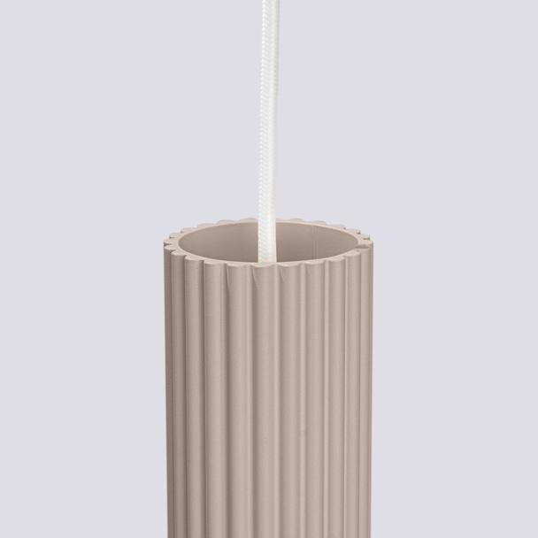 SOLLUX Lampa wisząca KARBON 3L taupe ; SL.1774