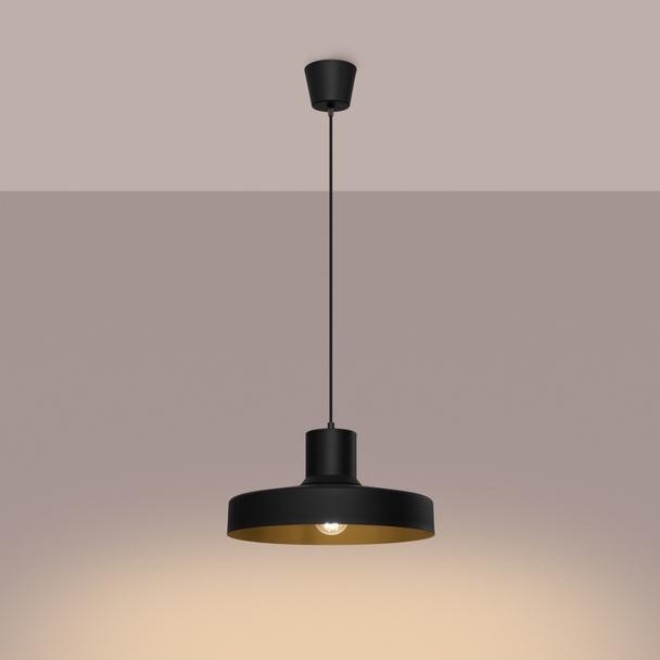 Sollux Lampa wisząca BILO czarna