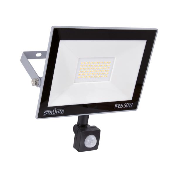 Naświetlacz SMD LED z czujnikiem ruchu KROMA LED S 50W GREY 4500K 03607 IDEUS