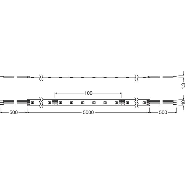 Pasek LED Superior LS SUP-2000/TW/927-965/5