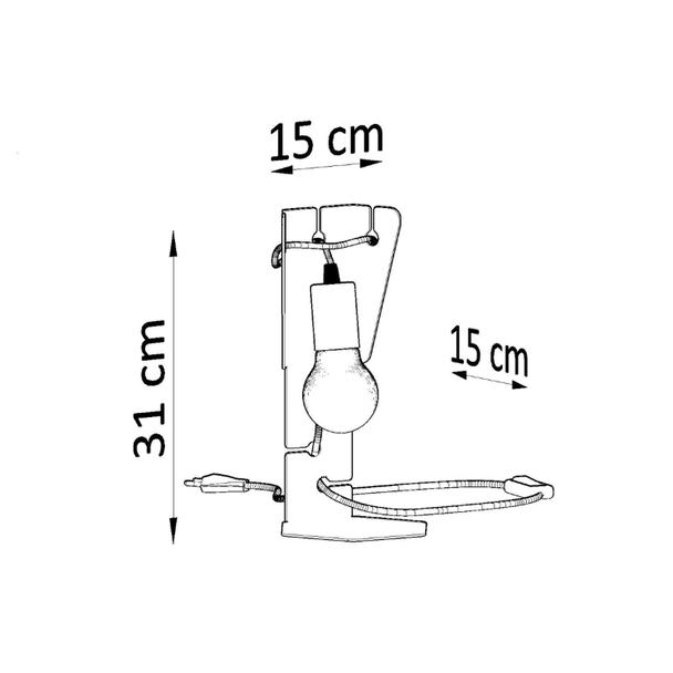 Sollux Lampa biurkowa ARBY biała SL.0879