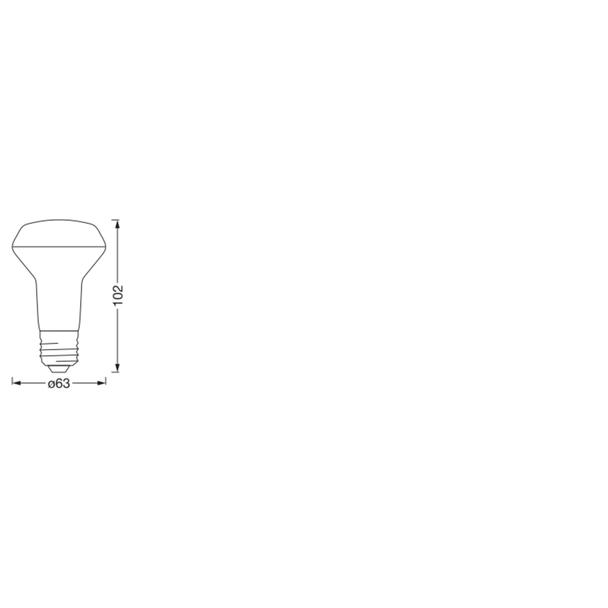 Lampa LED SMART+ WiFi Spot R63 Glas RGBW 60 6W/ E27