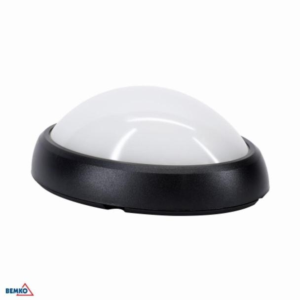 PLAFONIERA LED KANLO 8W 4000K 720LM IP54 CZARNA CZ. MIKR. C45-KAN-08-BL-4K-MS BEMKO
