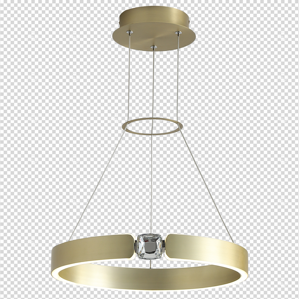 lampa wisząca LED Sirius 26W 1300lm 4000K złota ML6186 Milagro