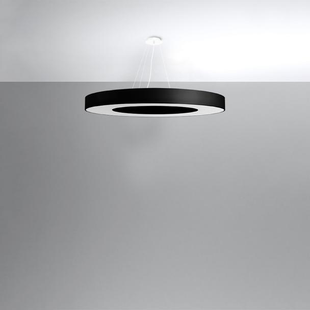 Sollux Żyrandol SATURNO SLIM 90 czarny SL.0798