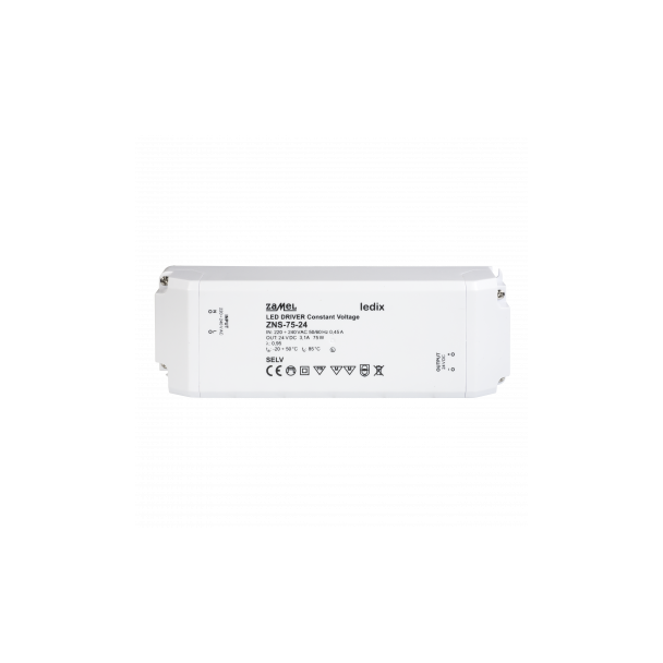 ZASILACZ LED SLIM 24V DC 75W TYP: ZNS-75-24 LDX10000155 LDX10000155-WPL ZAMEL