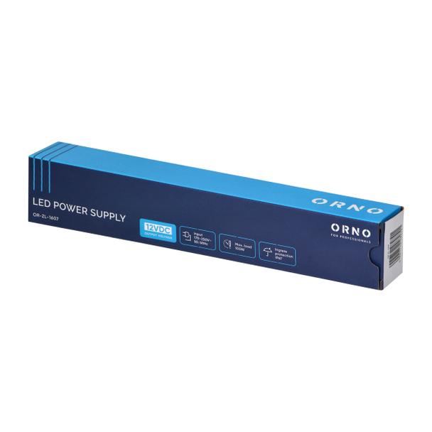 Zasilacz do oświetlenia LED 170-265V AC/12V DC 100W IP67 OR-ZL-1607 ORNO