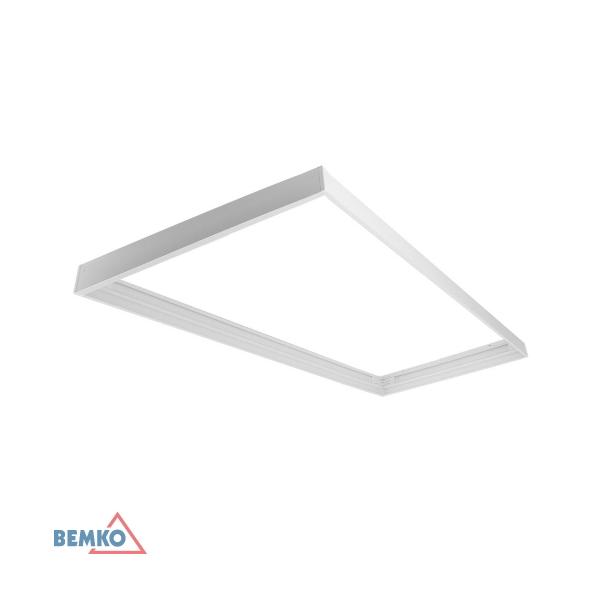 RAMKA MONTAŻOWA DO PANELU LED 30x120 BIAŁA ECO C71-RNT123-WH-ECO BEMKO
