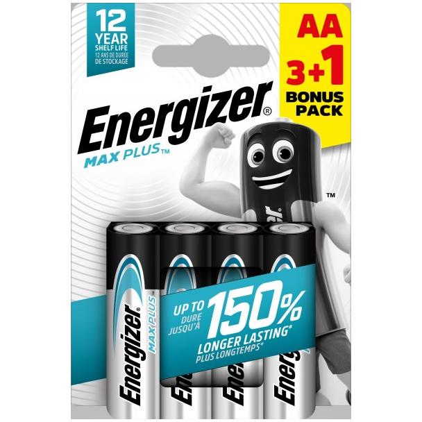 Bateria Energizer MAX PLUS AA LR6 /4szt./ 7,6389E+12 SELVISTA