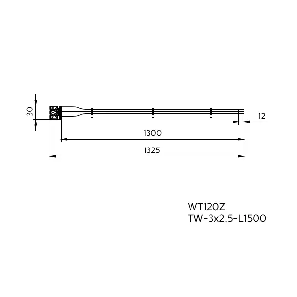 Akcesorium Coreline WT120Z TW-3x2,5-L1500 5 lat gw. 9,11402E+11 PHILIPS
