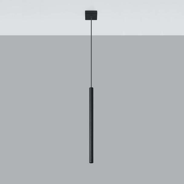 Sollux Lampa wisząca PASTELO 1 czarna SL.0469