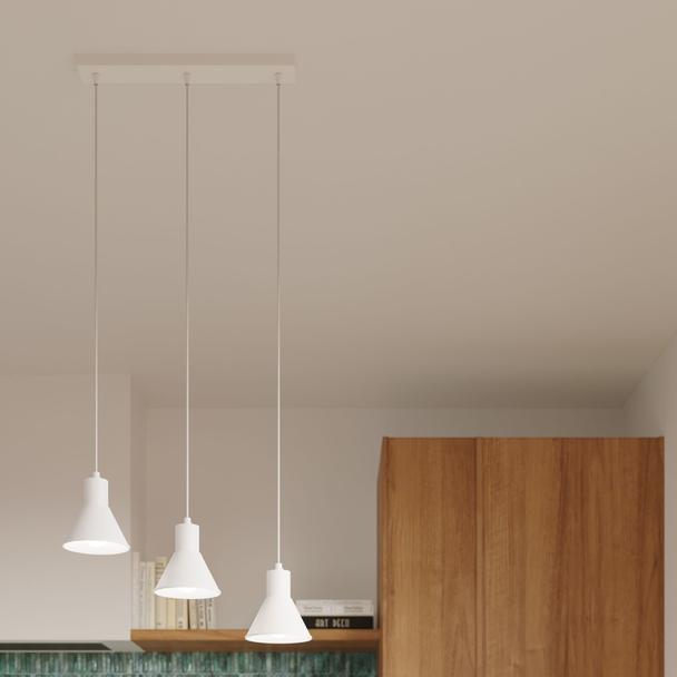 Sollux Lampa wisząca TALEJA 1 biała [E27] SL.0983