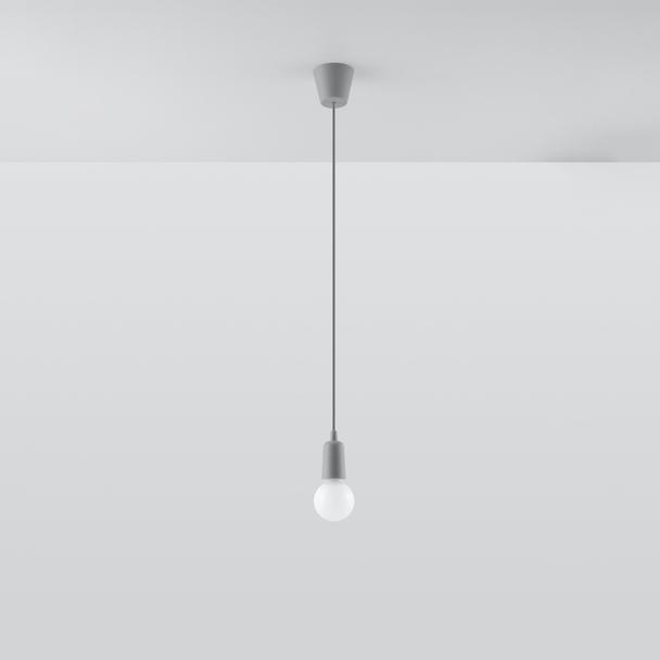 Sollux Lampa wisząca DIEGO 1 szara SL.0575