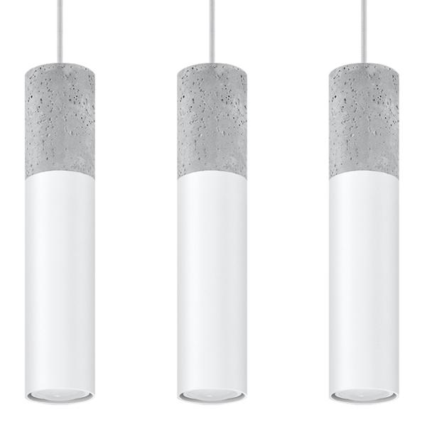 Sollux Lampa wisząca BORGIO 3L biały SL.0649