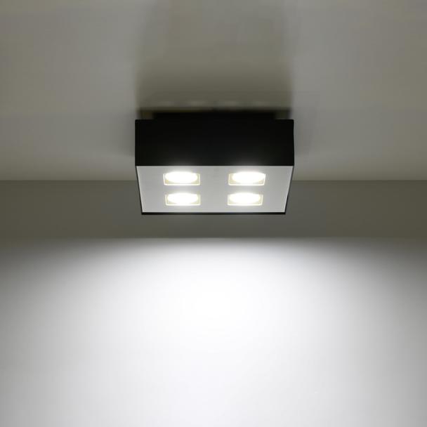 Sollux Plafon MONO 4 czarny SL.0073