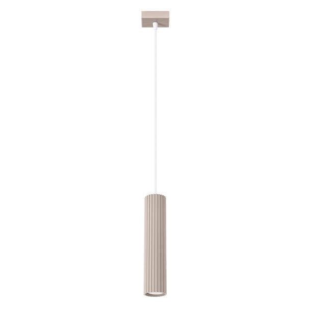SOLLUX Lampa wisząca KARBON 1 taupe ; SL.1759