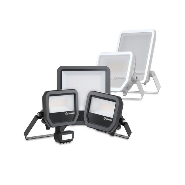 Naświetlacz LED z czujnikiem ruchu FLOODLIGHT sensor PFM G4 6W8W IP65 4000K 145lm/W czarny LEDVANCE