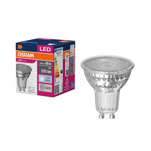 Lampa LED VALUE non-dim PAR16 80 60° 6,9W 840 GU10