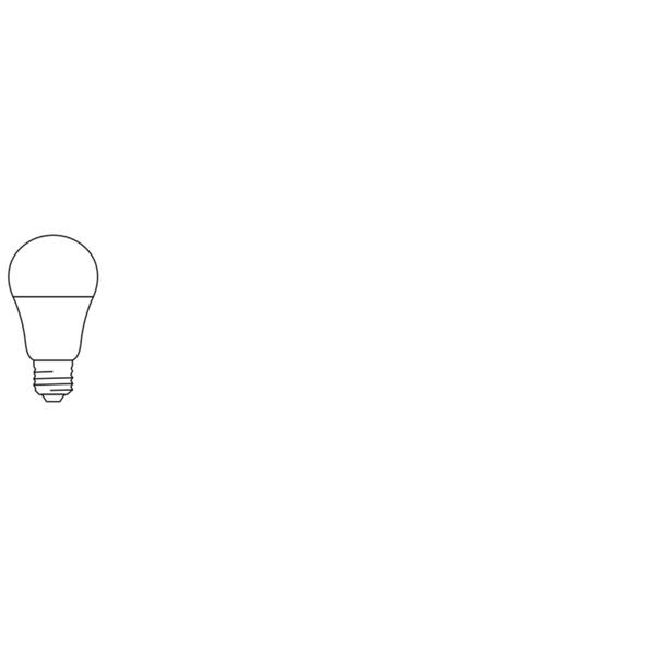 Lampa LED SMARTWIFI A60 9W 230V RGBWFR E27 4X3 LEDV