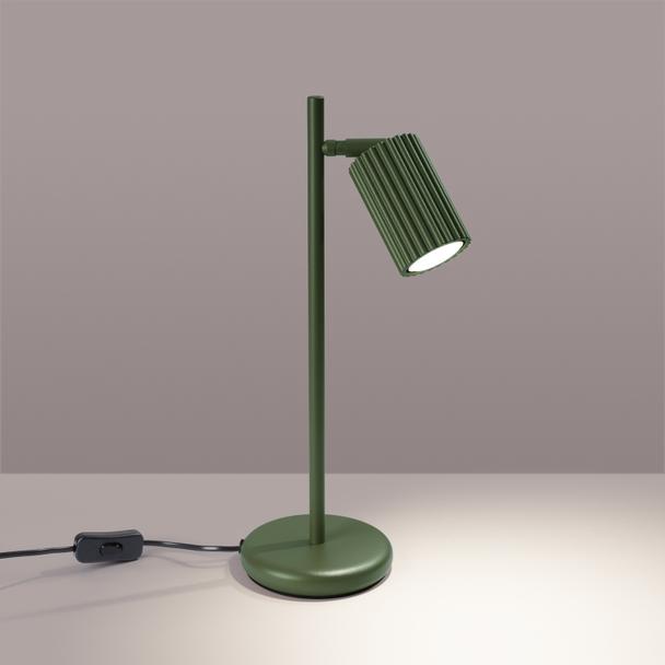 Sollux Lampa biurkowa KARBON zielona oliwka SL.1624