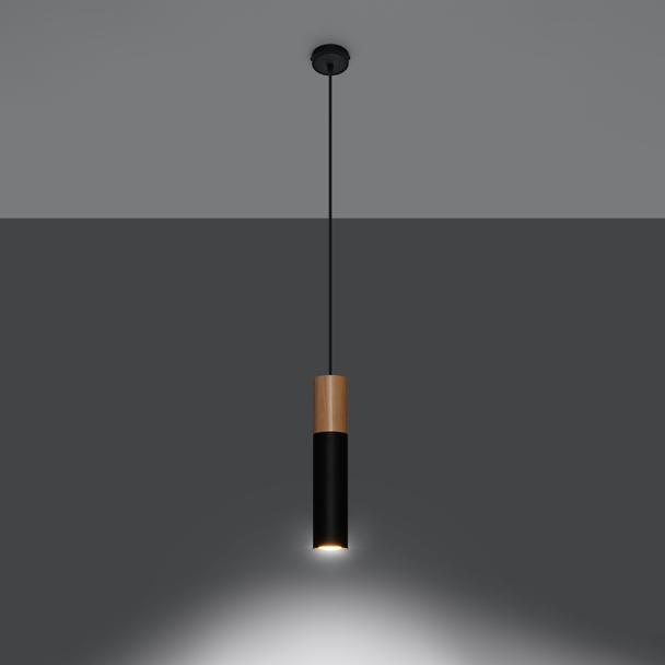Sollux Lampa wisząca PABLO czarna SL.0632