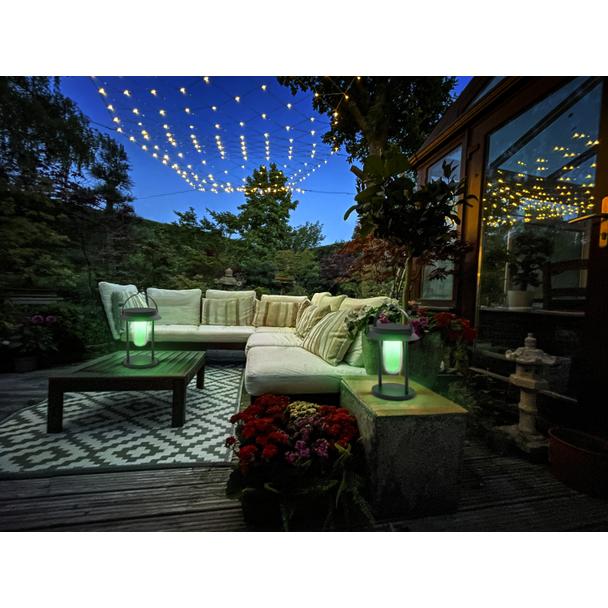 Oprawa SMART OUTD BT TABLELANTERN SOLRGBW LEDV