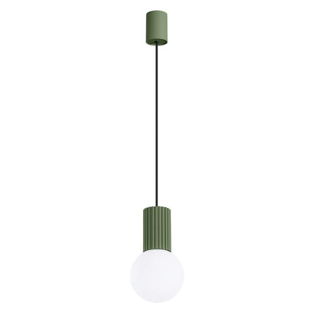 Lampa wisząca HALO 1 zielona oliwka