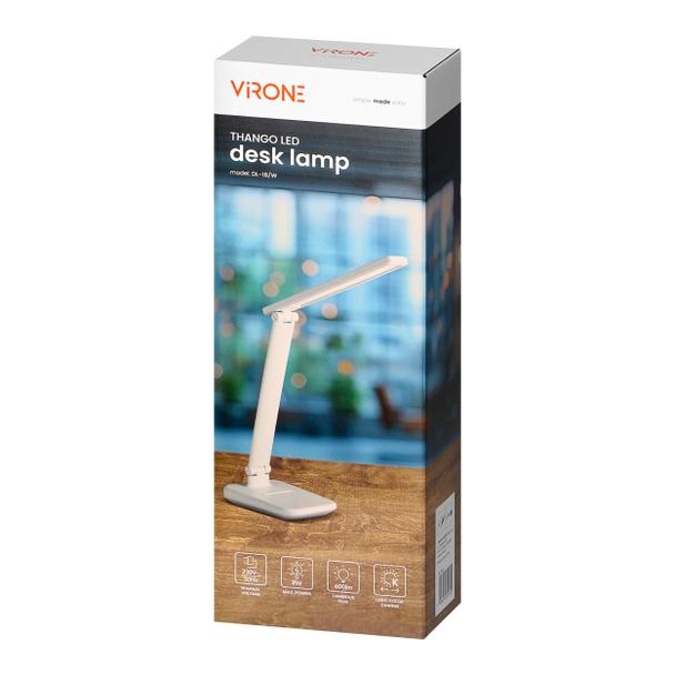 Lampka biurkowa THANGO LED 8W 600lm funkcja ściemniania zmiana barwy światła biały DL-18/W ORNO